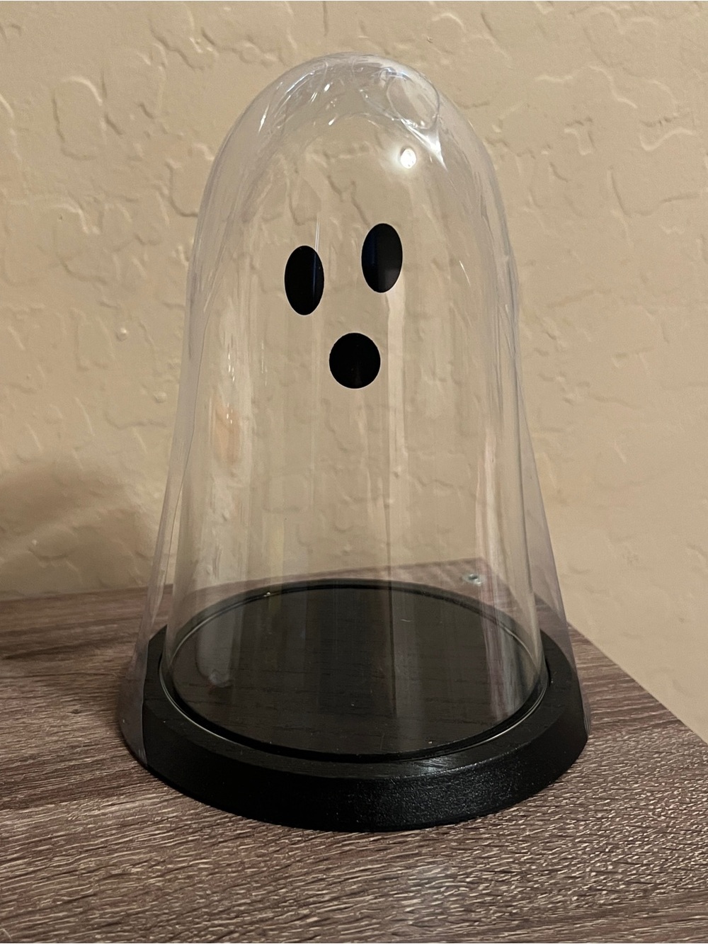 Target Bullseye Ghost Cloche Halloween Black Boo Scary Haunt NWT